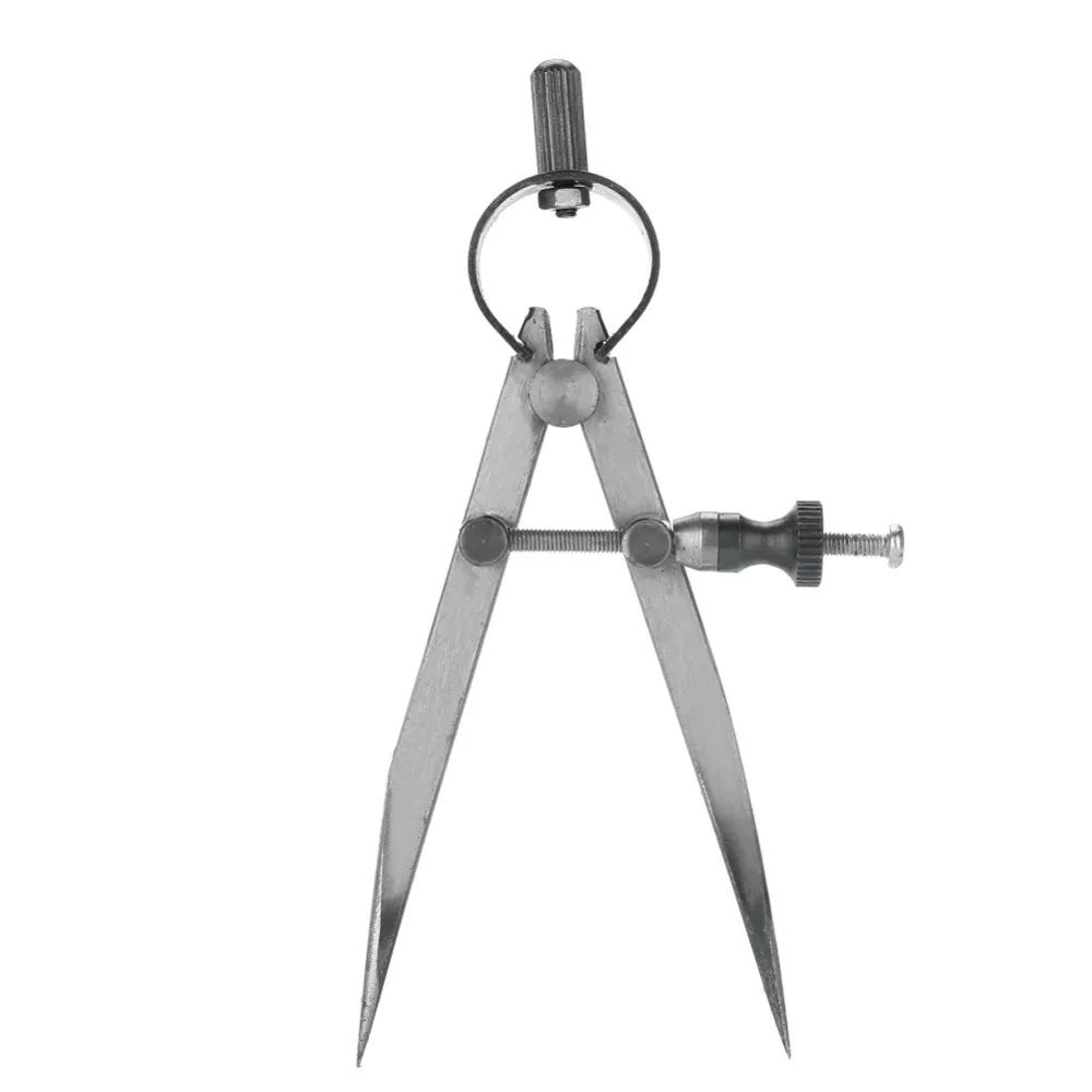 Stainless Steel Material Measuring Compass Divider Silver Color 12.5mm Length Jewelry Compass Divider Precision Compass Divider