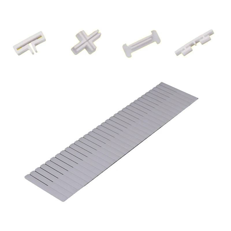 Dust Panel Suitable For Finishing Shelves Of Various Small Items Adjustable Drawer Sorting Box With Fixing Buckle