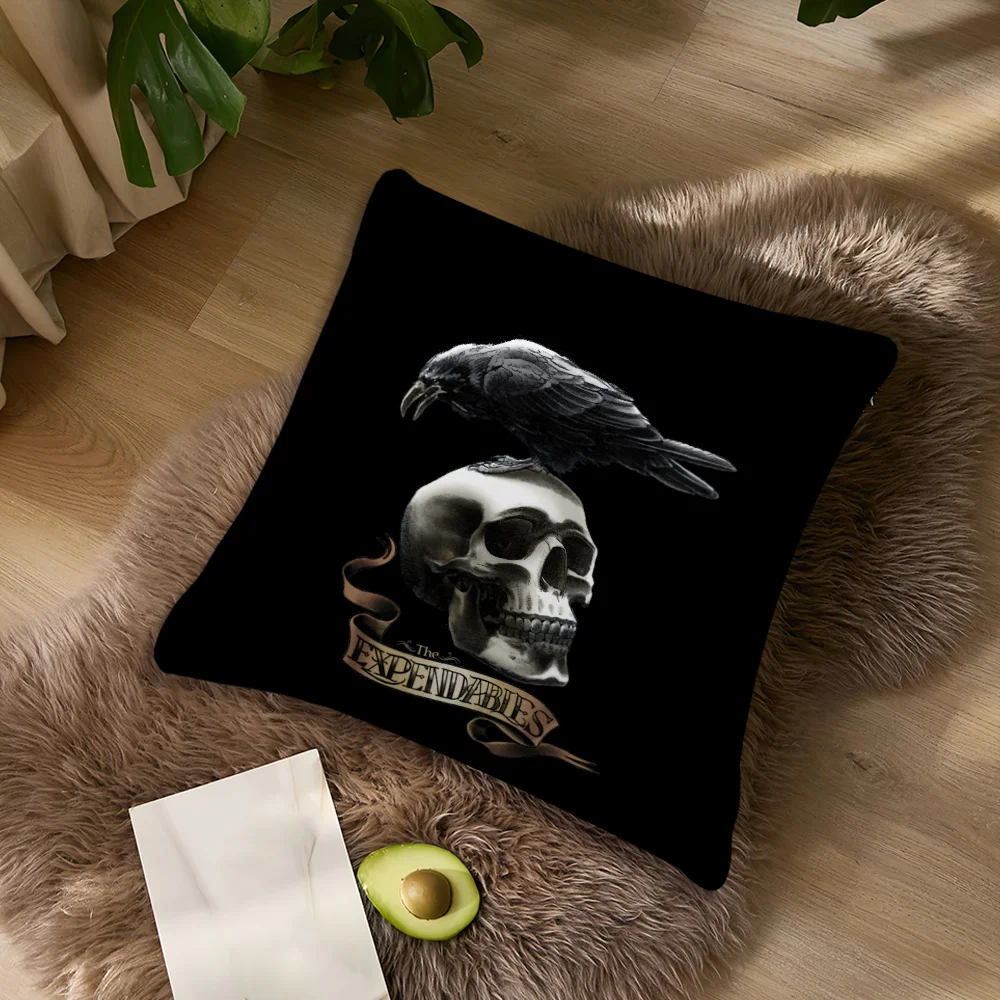 Spiel The E-Expendables Kissenbezug Wohnzimmer Akzent-Sofa Rückenstütze Quadratisches Lounge-Kissen für erholsame Nickerchen – Detail 6