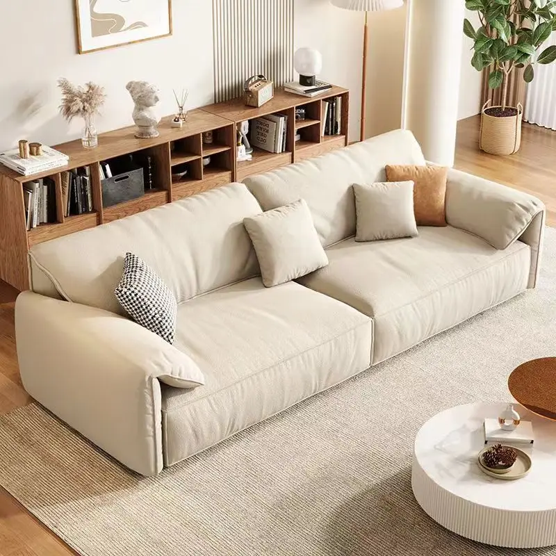 

-For China Factory Outlet Sofa Micro Velvet Creamy White Oversized Velvet Sofa Velvet Living Room Sofas&