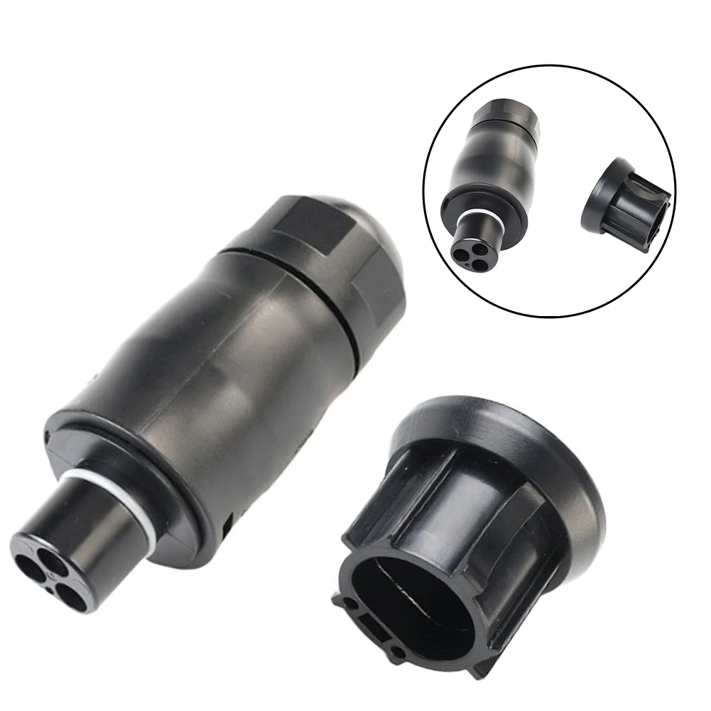 BC01 3 Pin AC Male Connector IP68 Waterproof 25A 1500V Solar PV Grid Tie Inverter Adapter For Photovoltaic Panel Power System