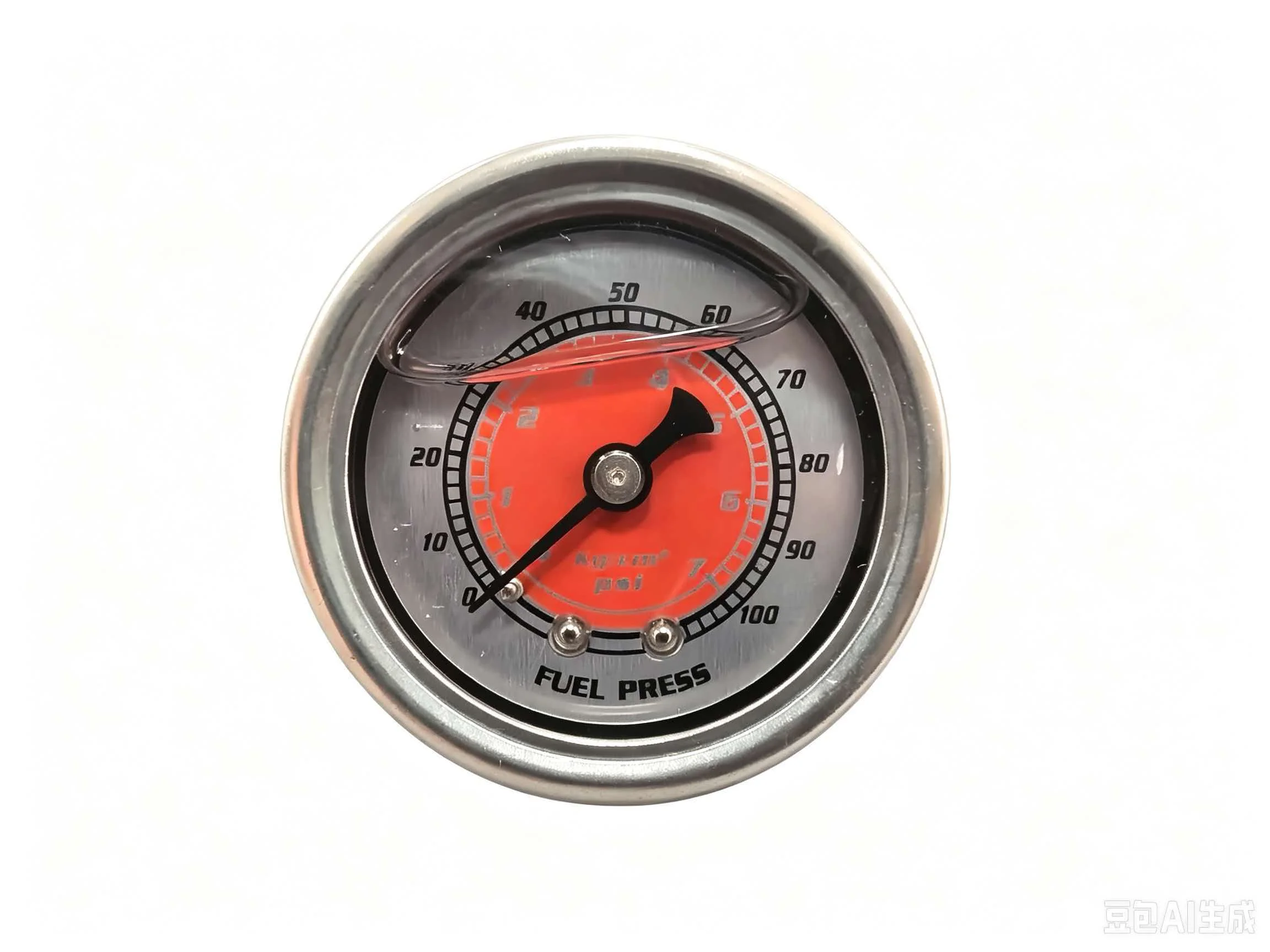 Industrial Grade High Precision Pressure Gauge 0-100psi Range 1/8NPT Thread Mounting Suitable for Multi-Field Pressure Detection
