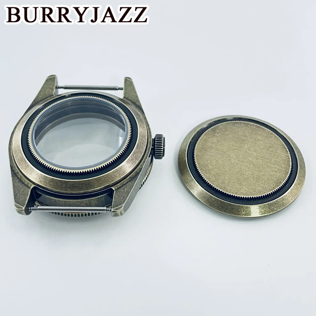 Часы BURRYJAZZ, 39 мм, NH34, NH35, NH36, ETA 2824, PT5000, водонепроницаемые, в стиле ретро, с куполообразным сапфировым стеклом