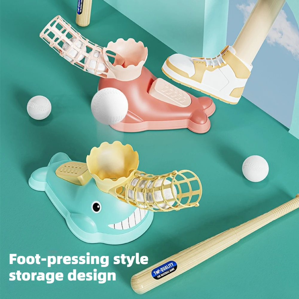 Foot Step‑on Baseball Launcher - Outdoor Sports ulasan dan harga