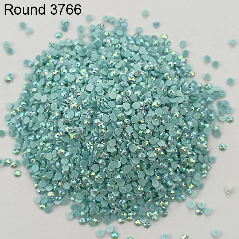 

AB Round Color AB Stone 2.8mm Drills DIY Diamond Painting Embroidery Rhinestones Colorful Mosaic AB Diamond Resin Electroplating