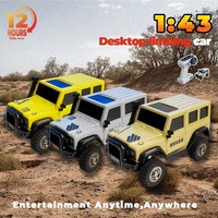 1/43 LDARC 4WD Off-road Vehicle Mini Simulation Climbing Vehicle Drive Wrangler Remote Control Model Car