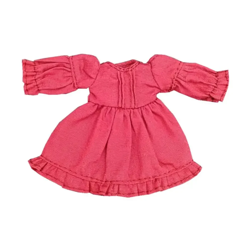 High Quality Handmade Printed Dresses Fashion Accessories Doll Clothes Skirt 11 Styles Dolls Tops For 1/11 OB11 Dolls/1/12 BJD view 5