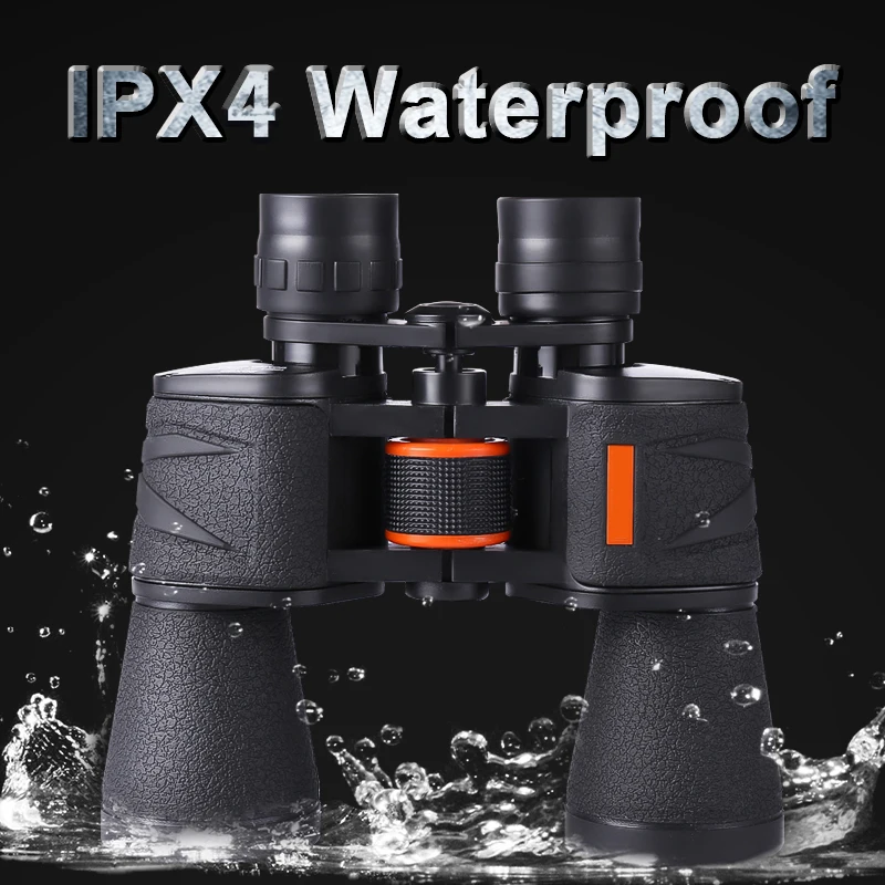

Powerful 20X50 Binoculars Low Light BAK-4 Prism IPX4 Waterproof Long Range Professional Telescope For Camping fishing
