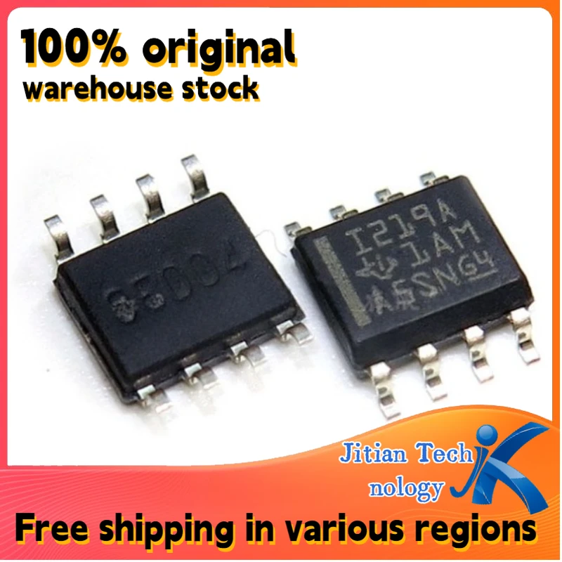 10PCS 100% new INA219AIDR logo I219A SOIC-8 Current/voltage/power monitor chip ICs Channel direct sales