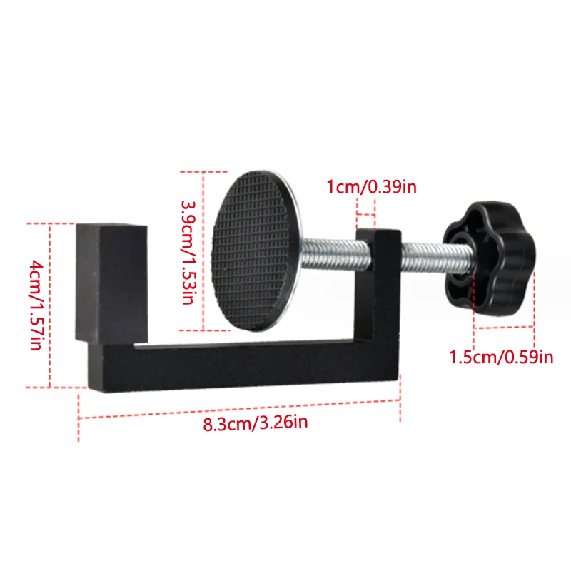 Morsetto per installazione armadio da 10-57 mm Clip di fissaggio per cassetto Hardware per armadio portatile Jig Morsetto per la lavorazione del legno del cassetto anteriore regolabile