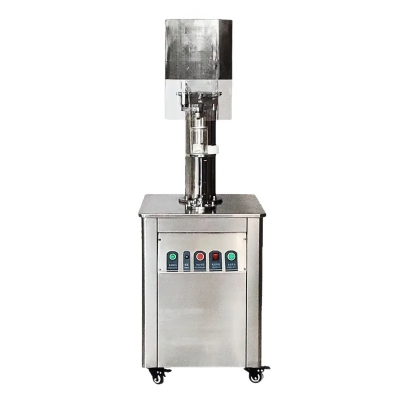 Semi-automatic vertical can sealing machine tinplate can plastic can iron