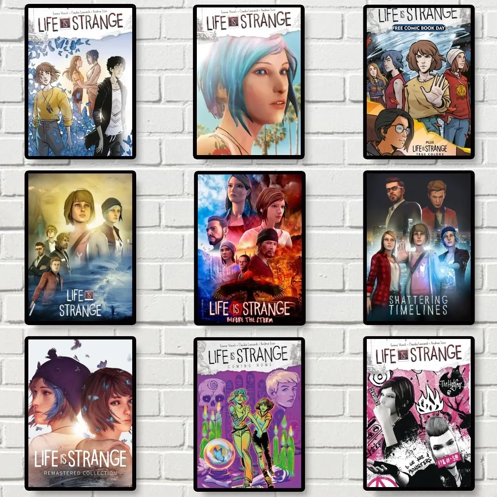 Life is Strange 2 Game Poster Gallery Prints Self Adhesive Home Decor Decoration Wall Decals Living Room Sticker