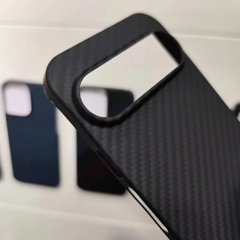 Carbon Fiber Case for Google Pixel 9 Pro XL /Pixel 9 Pro Pixel 9 Aramid Fiber Phone Cover Shockproof Protective Cover