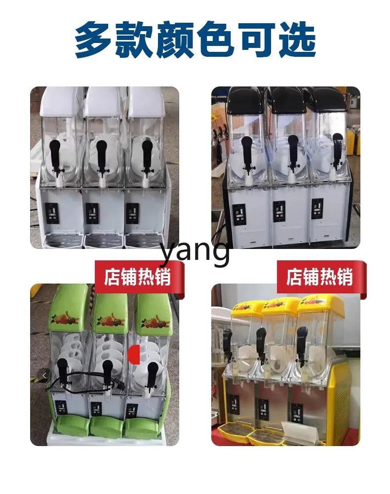 LMM Commercial Snow Melter Singolo Doppio Tre Cilindri Macchina per Frullati Succo Bevande Bevande Macchina per Bevande Fredde