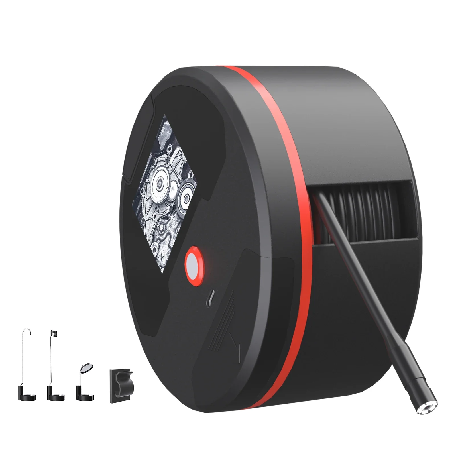 

--for Dearsee Car Semi-rigid Video Borescope 8mm with 2.4inch Endoscope for Home Inspection