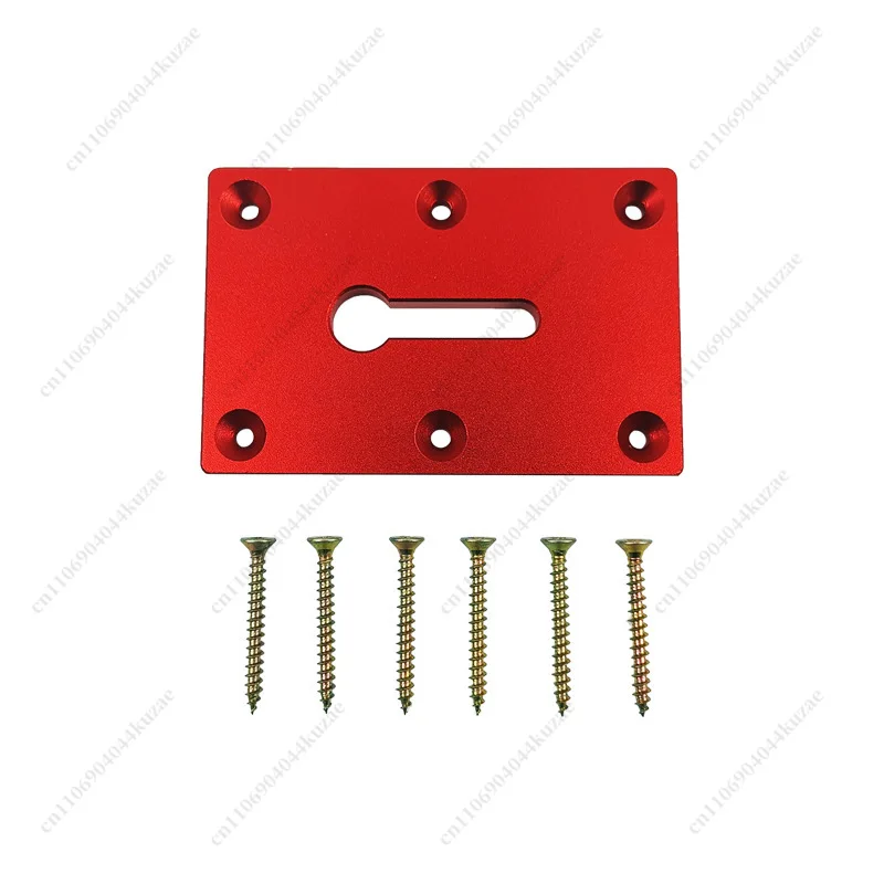 Aluminum Alloy Bench Dog Insert Plate, Woodworking Bench Clamp Accessory