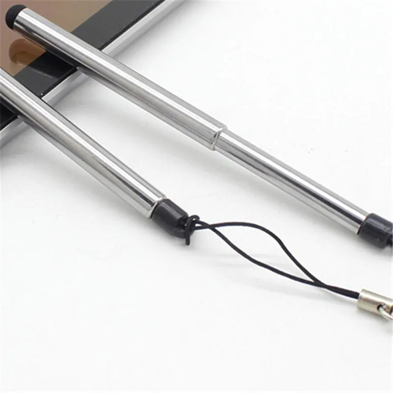 Thin Pole Telescopic Touch Screen Pen Retractable Universal Touch Screen Pen Capacitive Stylus Pen Smart Phone Tablet