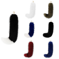 Animal Wolf Furry Tails Faux Fur Fox Tail for Halloween Cosplay Party Accessory