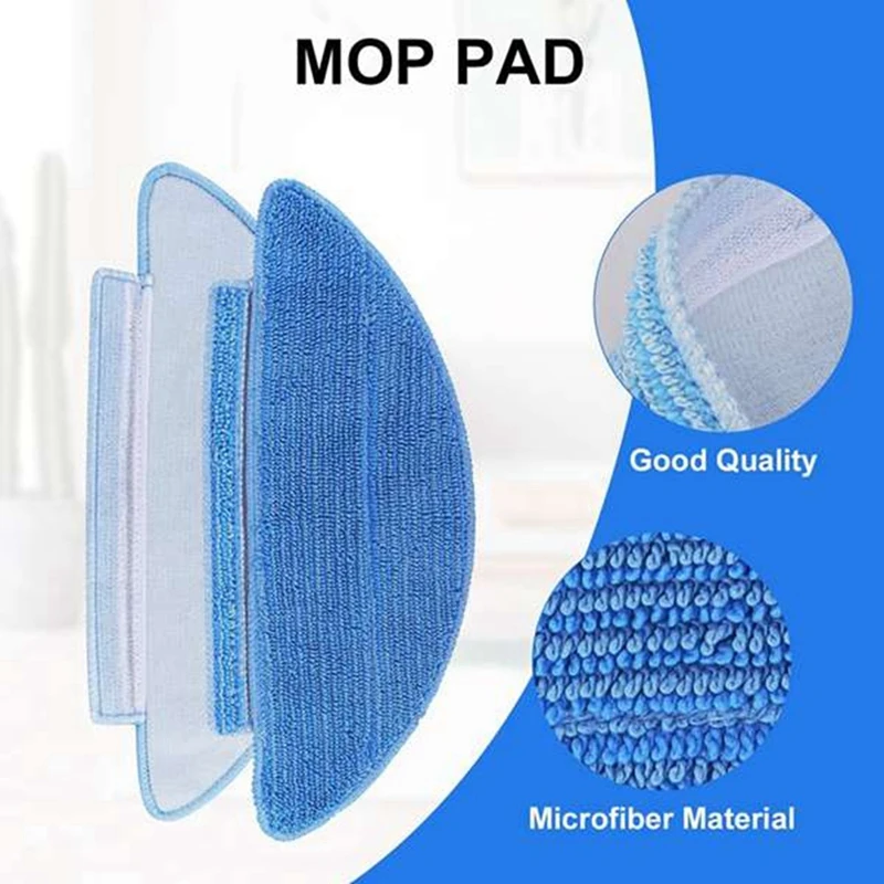 41 шт. для Medion X20 SW+ / MD 11415/Medion X21 SW+ / MD 11500 подметальный робот, основная боковая щетка, набор фильтров для швабры