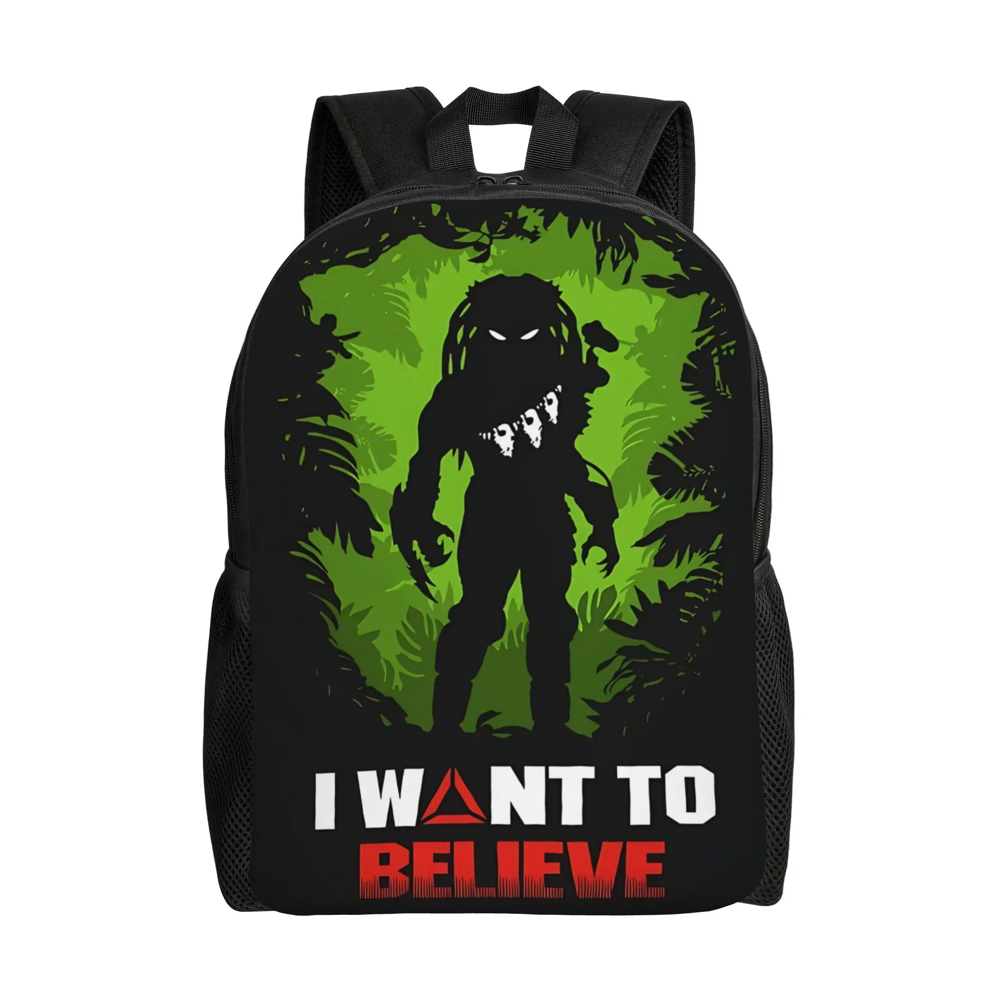 

1PC Backpack Predator logo Daypack adventure time Kawaii Outdoor Large Capacity Rucksack