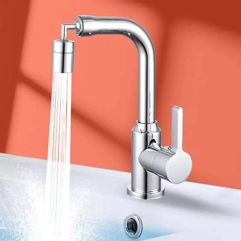 

Kitchen Faucet 720° Rotatable Bubbler Bathroom Bidet Faucet Saving Water Sprayer Nozzle Anti-splash Aerator Hot Cold Mixer Tap