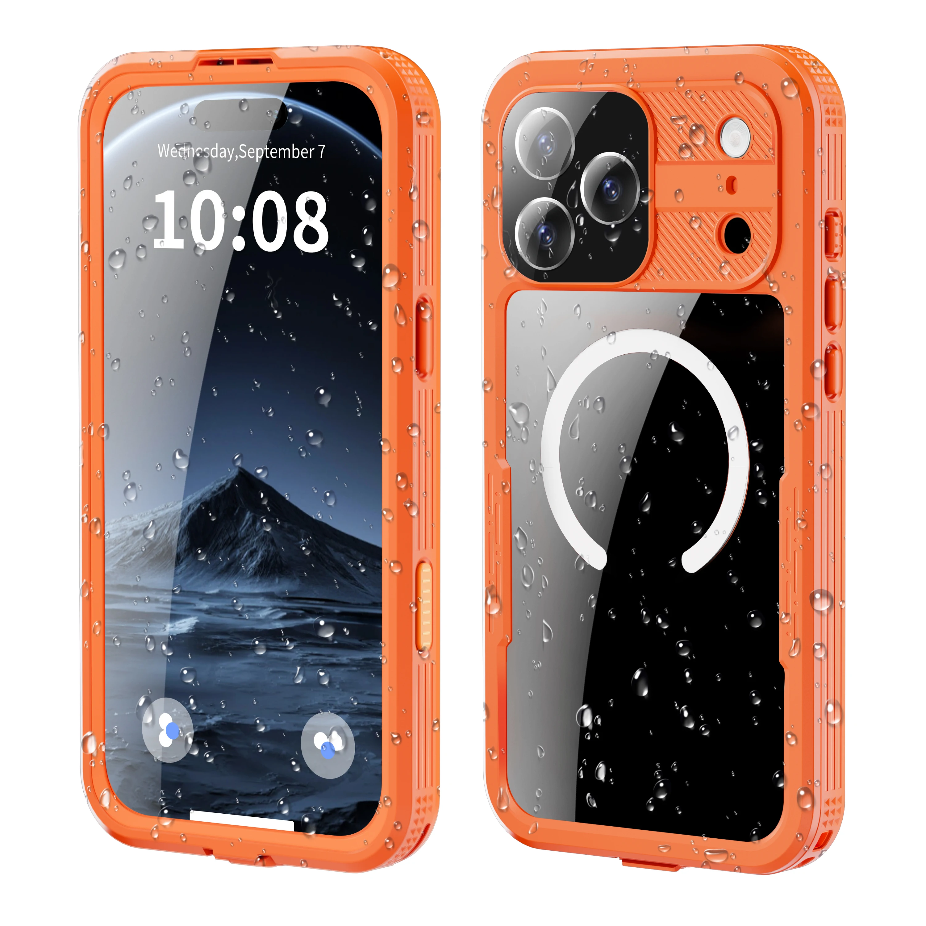 

for iPhone 17 Pro Max Waterproof Case, Shockproof Dustproof Phone Case with Screen Protector, For iphone 17 Pro Waterproof Case