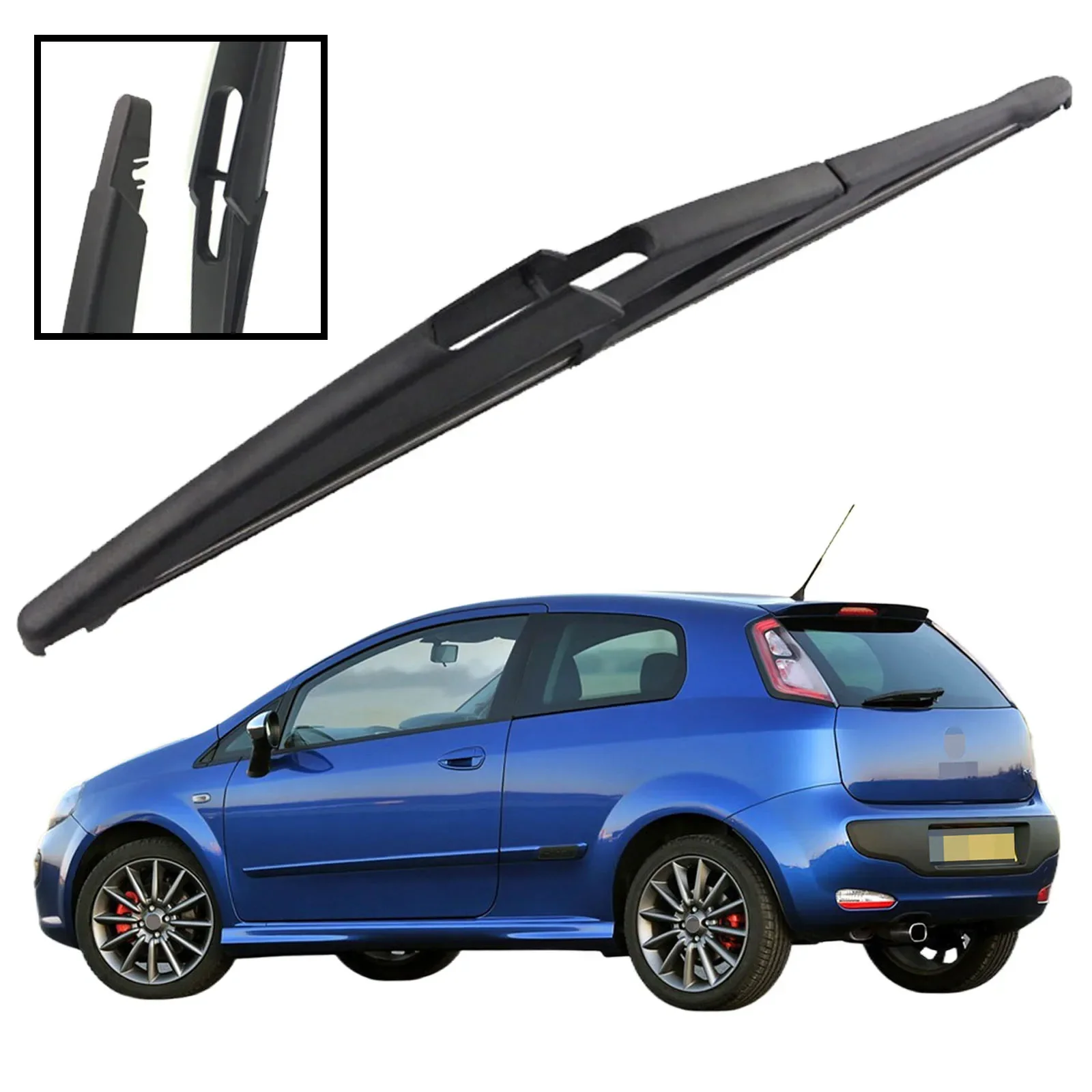 

12" Rear Windshield Windscreen Washer Wiper Blade For Fiat Grande Punto 199 Punto Evo Car Accessories Accsesories