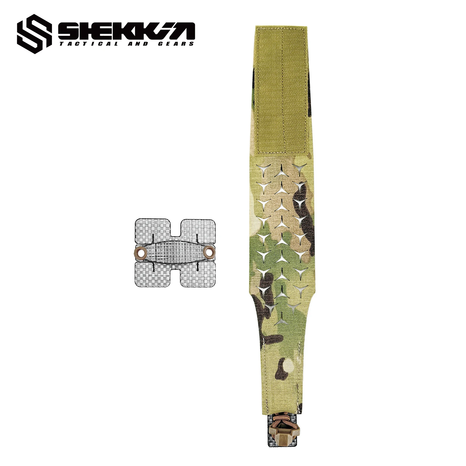 Shekkingear original internet celebrity style silent flip cover system with a set of tegris buckles that can be customized in co