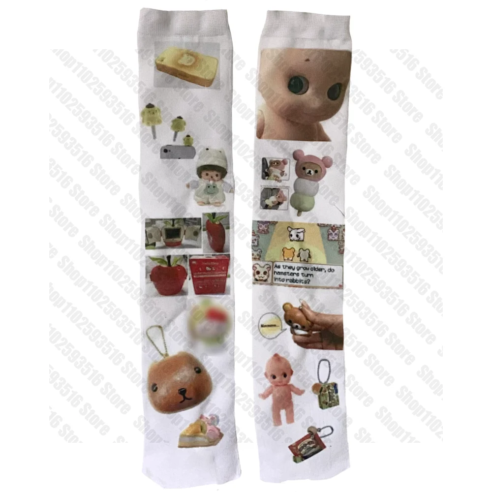 Pantyhose Stockings for Women Punk Fetish Funny Socks Harajuku Goth Cosplay Sexy Shoopy Lolita Long Socks Woman Emo Tights Knee