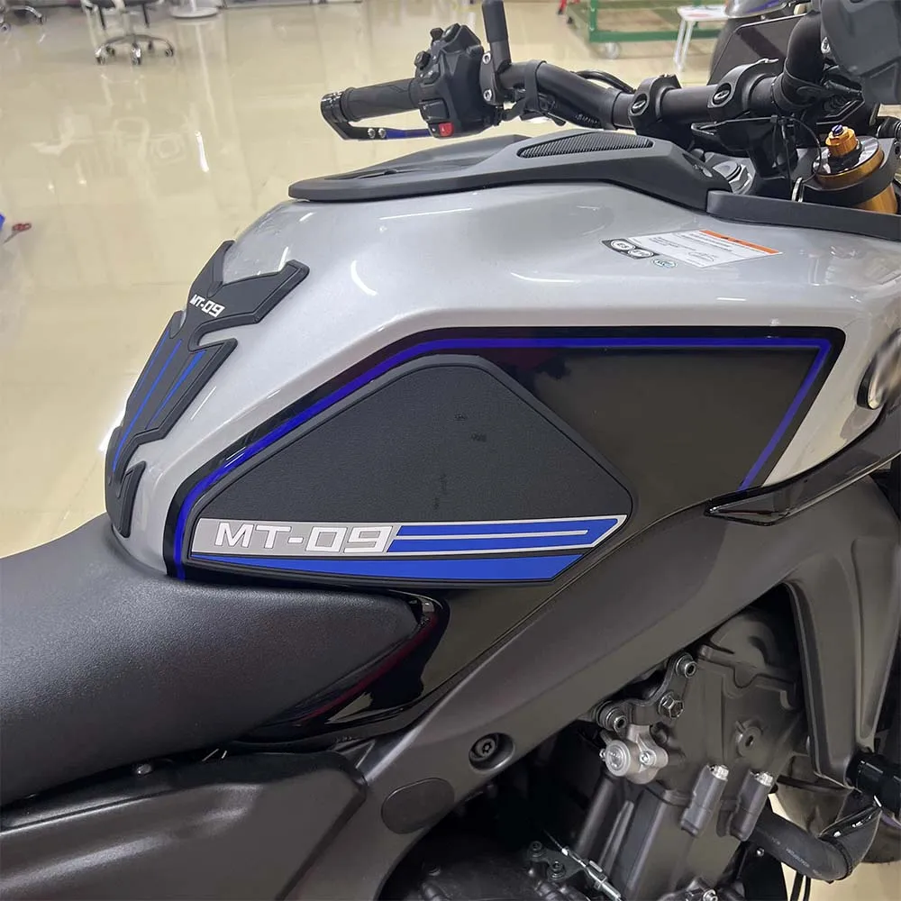 

For mt 09 MT09 MT-09 SP 2025- Tank Pad Protector Sticker Decal Gas Knee Grip Motorcycle Accessories MT 09 Tank Traction Pad