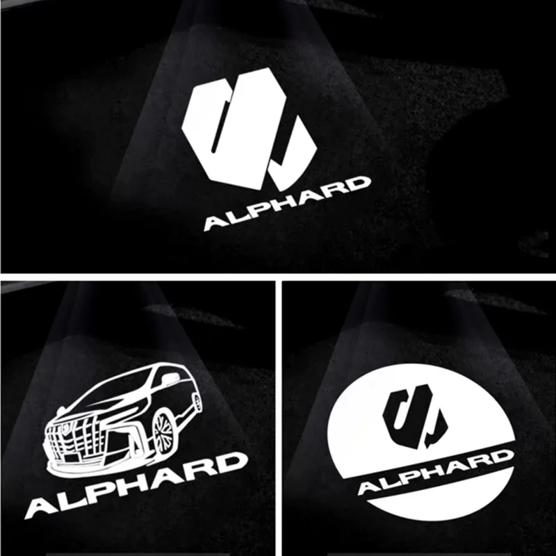 LED Car Decor Welcome Logo Light Courtesy Door Lamp For TOYOTA Alphard 2011-2024 Vellfire 20/30 Series GR Decorative Lamp New