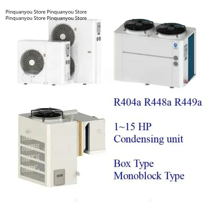 R404A Monoblock Refrigeration Condensing Unit, Integrated Cooling System for Cold Room & Cold Storage Refrigeration