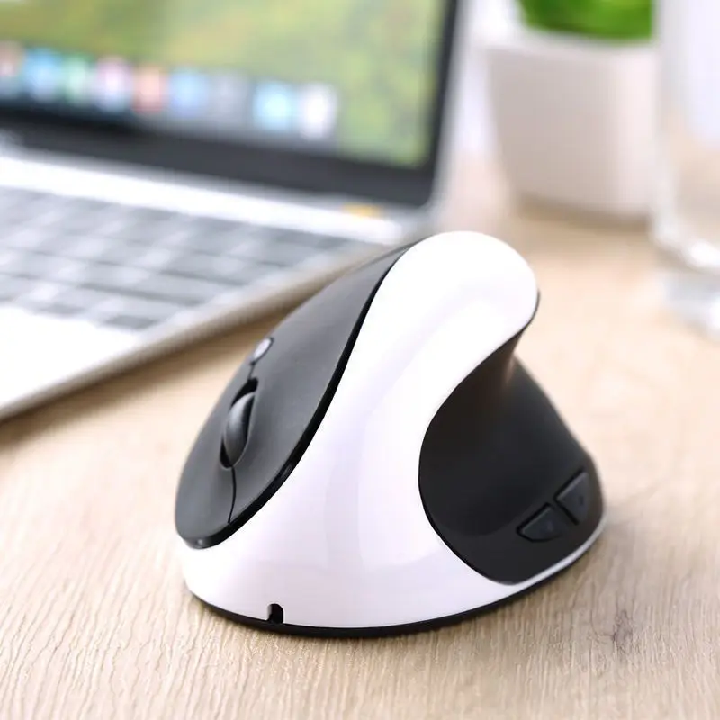 

New Wireless Vertical Mouse Rechargeable Optical Mice Ergonomic Wired Computer Mouse White USB Mause 1600DPI For Laptop PC Gamer