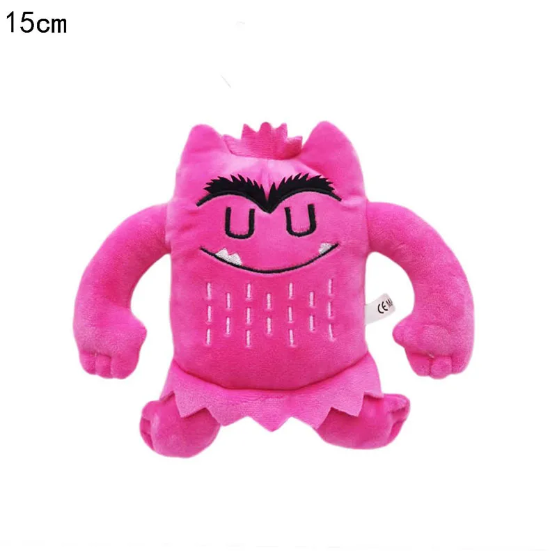 6 teile/satz Kawaii Die Farbe Monster Plüsch Puppe Kinder Monster Farbe Emotion Plushie Stofftier Für Kinder Geburtstag Geschenke