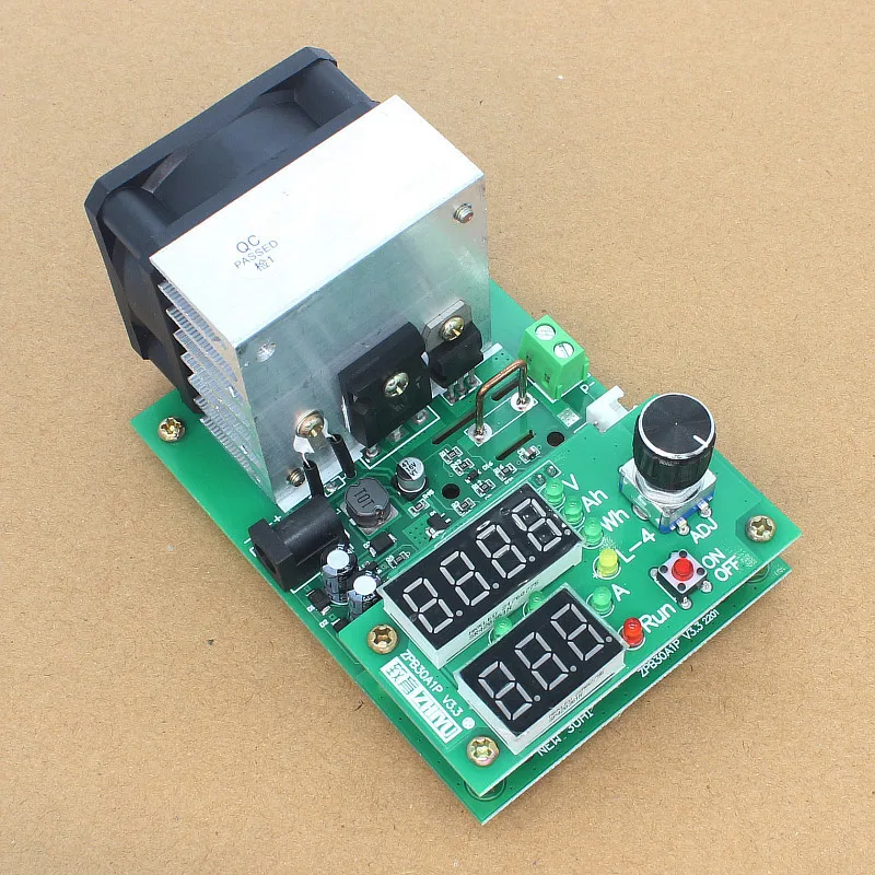 Multifunctional Constant Current Electronic Load Aging Module 60WPower Battery Capacity Test9.99A30V