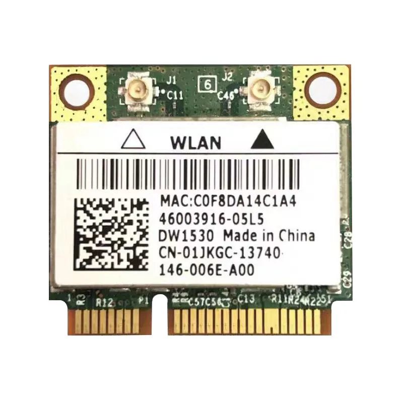 2026 Broadcom Bcm4322 Mini Pci E Wireless Card Dw1530 802 11 A B G N Standard Notebook Spare Part Fit E6420 E5510