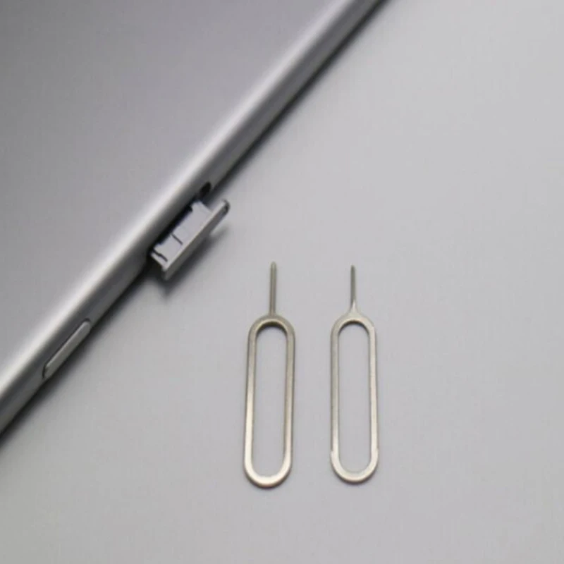 20pcs Anti-Lost Eject Sim Cards Tray Open Pin Needle Key Tool Ejetor for IPhone IPad Mobile Smartphone SIM Remover Accessories