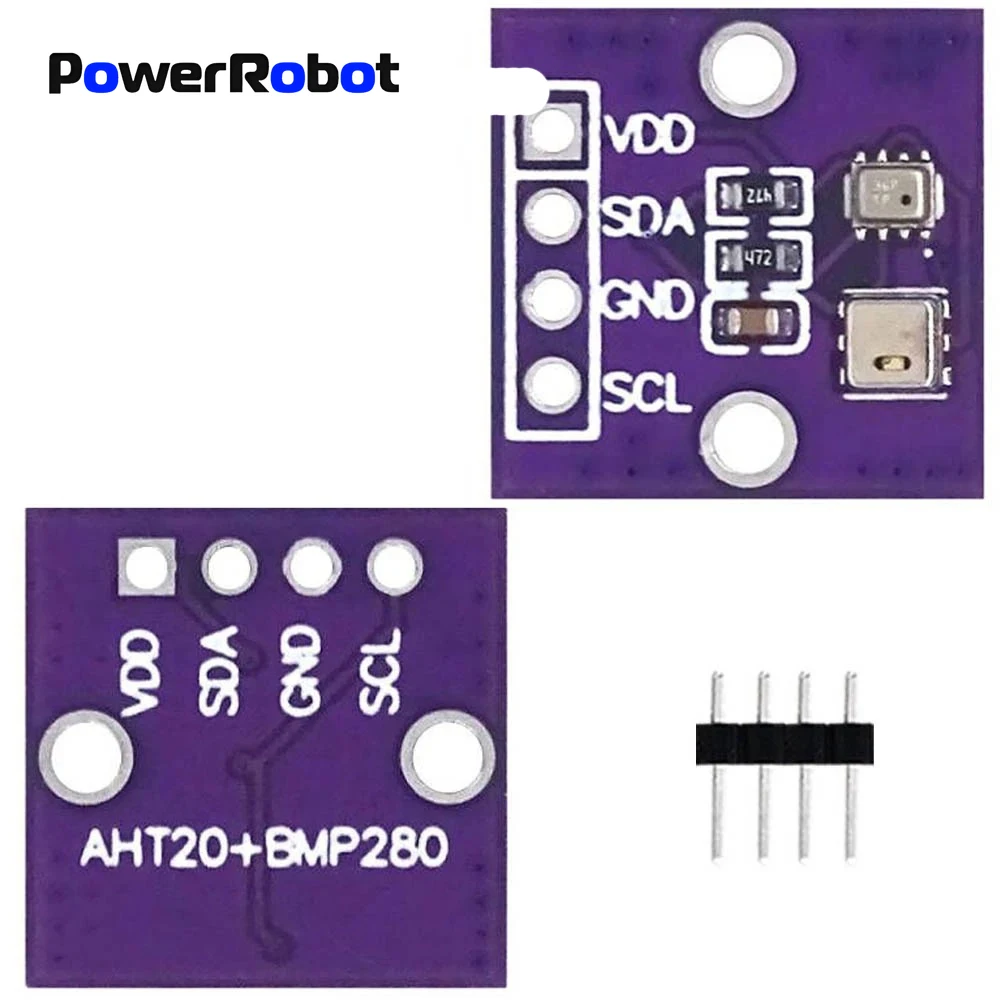 

AHT20+BMP280 Temperature Humidity Air Pressure Module High-precision Digital Temperature Humidity and Air Pressure Sensor