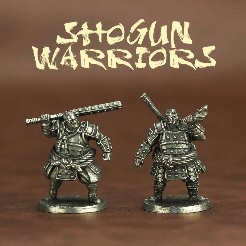 نمط جديد مصغر زخرفة الملحقات Shogunate المحارب عمل أرقام الجنود القدماء نموذج اللعب مجلس لعبة قطعة تمثال