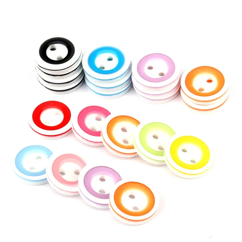 13mm Resin Buttons Scrapbook 2-Holes  sewing accessories sewing supplies vintage buttons buttons for clothing craft supplies