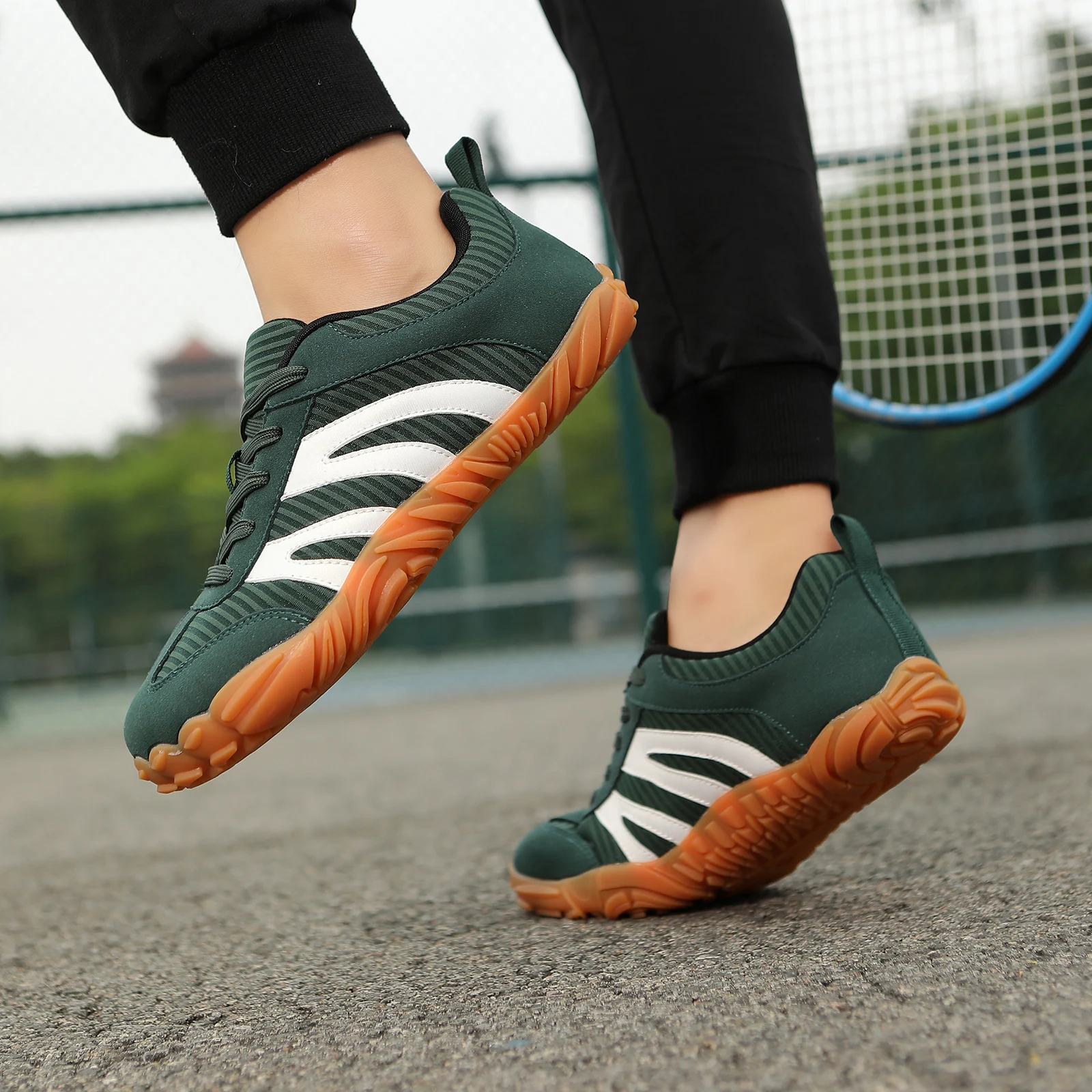 Damen-Breitschuhmodelle, Atmungsaktive Barfußschuhe, Herren-Minimalistische Zero-Drop-Schuhe mit Breiter Spitze, Rutschfeste Freizeit-Sportschuhe – Detail 22