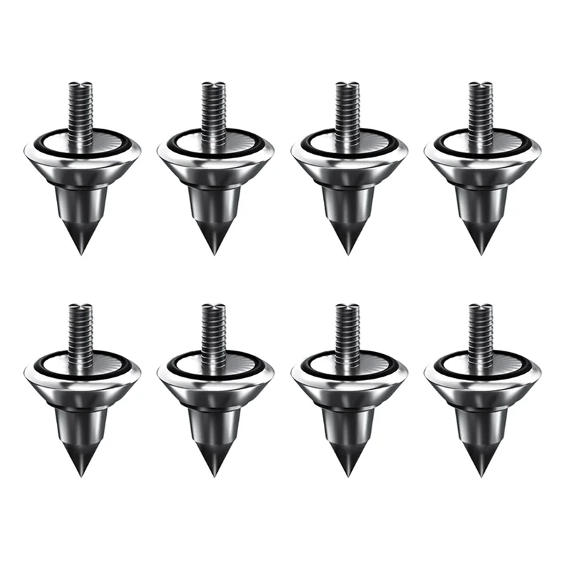 B48A HIFI Audio Speaker Amplifier Shock Absorbing Foot Cone Feet Base Nail Isolation Spikes Stand Pad,8PCS M8 Foot Nail