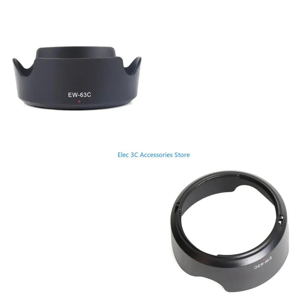 

Y51A Reversible Len Hood Shade Protector for EF-S 18-55mm f/3.5-5.6 IS for STM Len Prevent Unwanted Stray Light