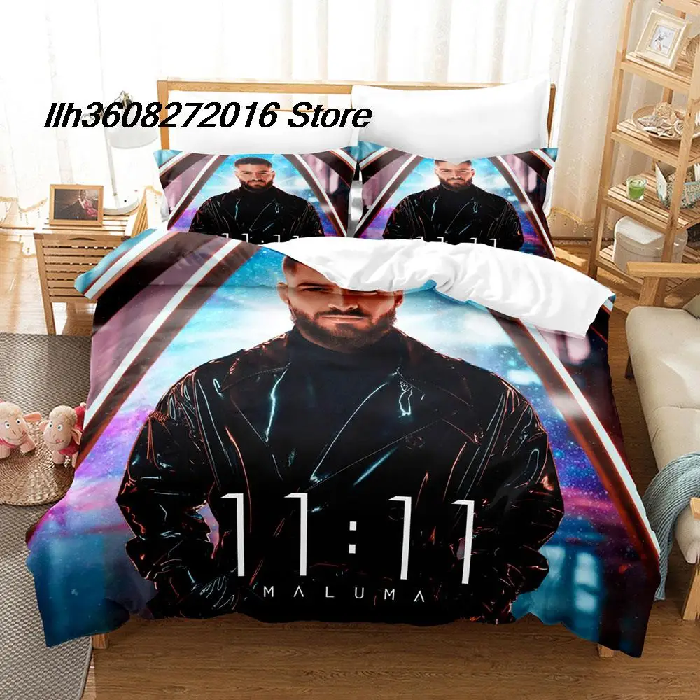 New Maluma Bedding Set Single Twin Full Queen King Size Bed Set Aldult Bedroom Duvetcover Sets 3D Print Hip Hop Bed Sheet Set