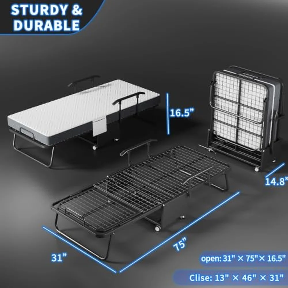 Deluxe Folding Bed with 5