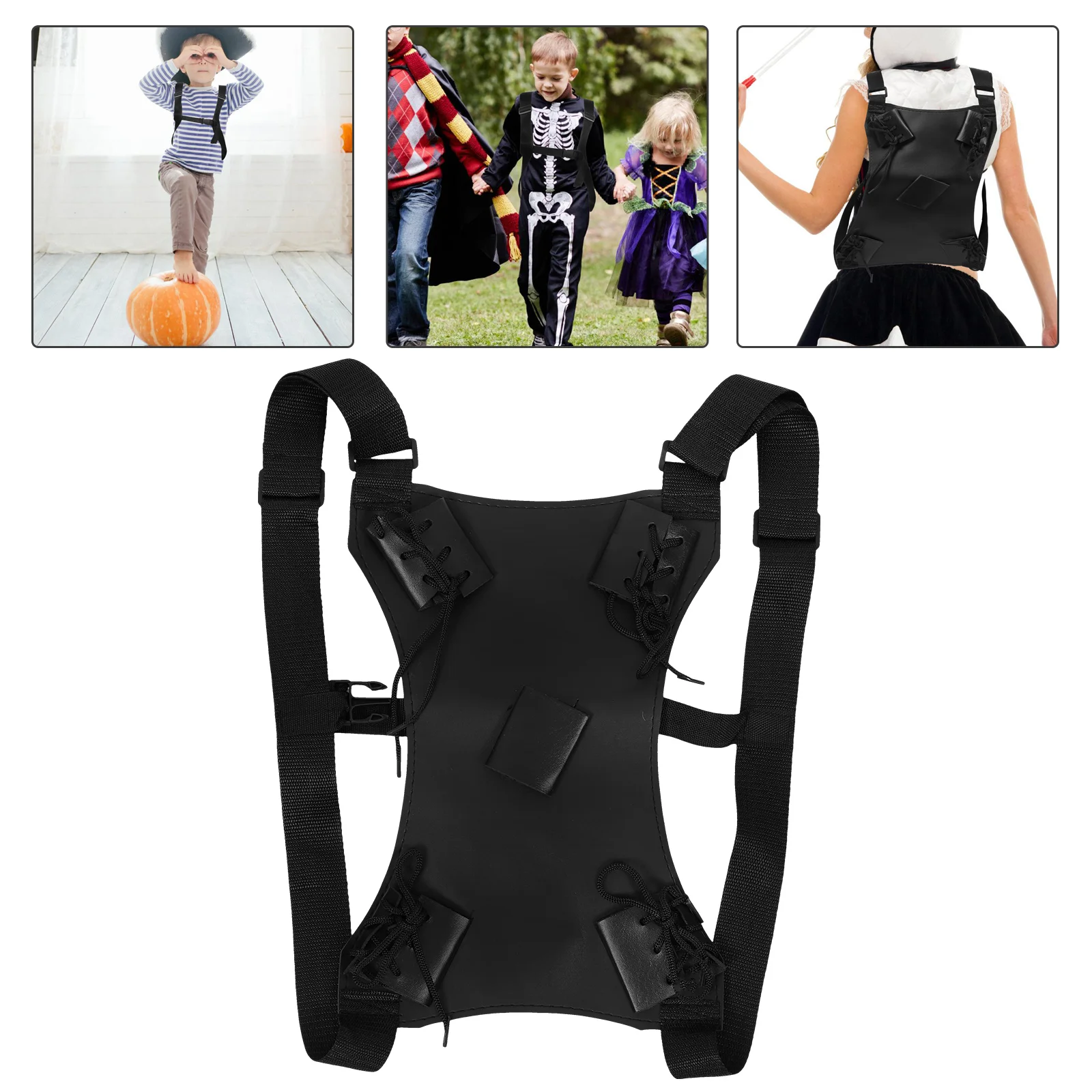 Estuche para espada con correas dobles, mochila con arnés Universal, Cosplay para niños y hombres, almacenamiento de herramientas