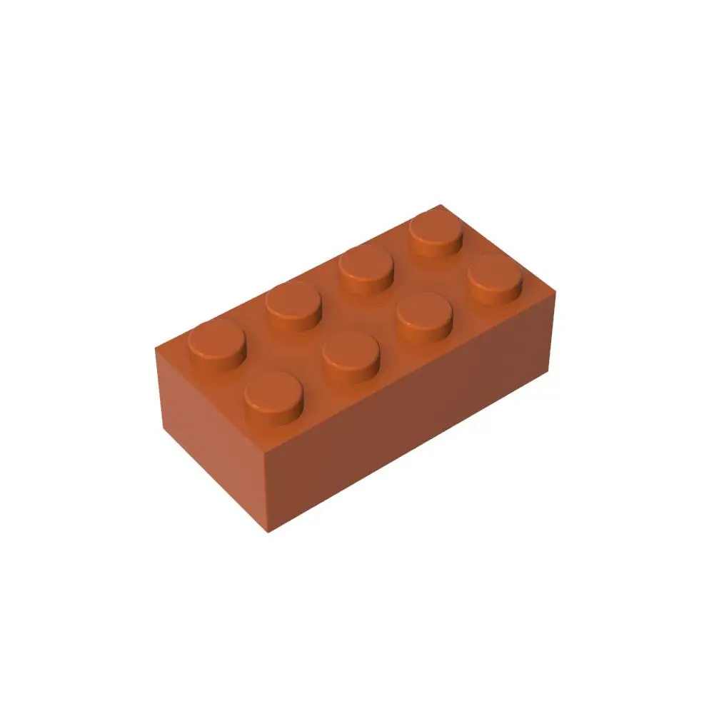Gobricks 50pcs 3001 MOC 액세서리 벽돌 2x4 부품 하이테크 건설 빌딩 블록 입자 장난감 어린이 선물