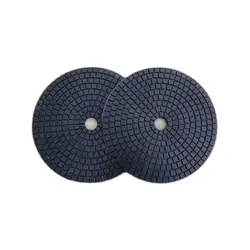 7 Inch 180mm Black Diamond Wet Polishing Pad For Marble Granite Floor Concrete Stone Grinding Polishing and Cleaning