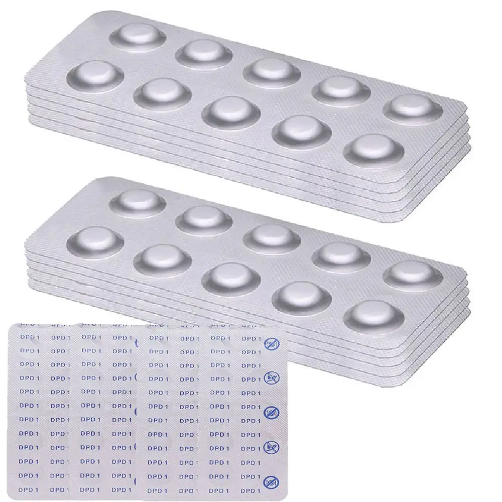 Accessories Effervescent Tablets DPD Water Test Swimming Pool Chlorine Test Water Quality Analysis