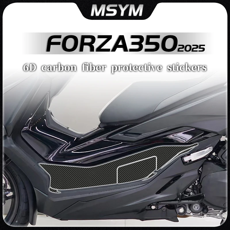 

For Honda FORZA 350 Forza350 Forza 350 forza 350 NSS350 2025 6D carbon fiber fuel tank film anti-wear sticker accessories